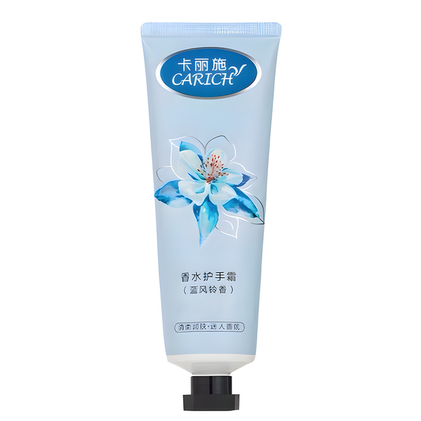 (Кол-во в коробке 36 шт) CARICH 80 г Парфюмированный крем для рук (Дикий колокольчик)