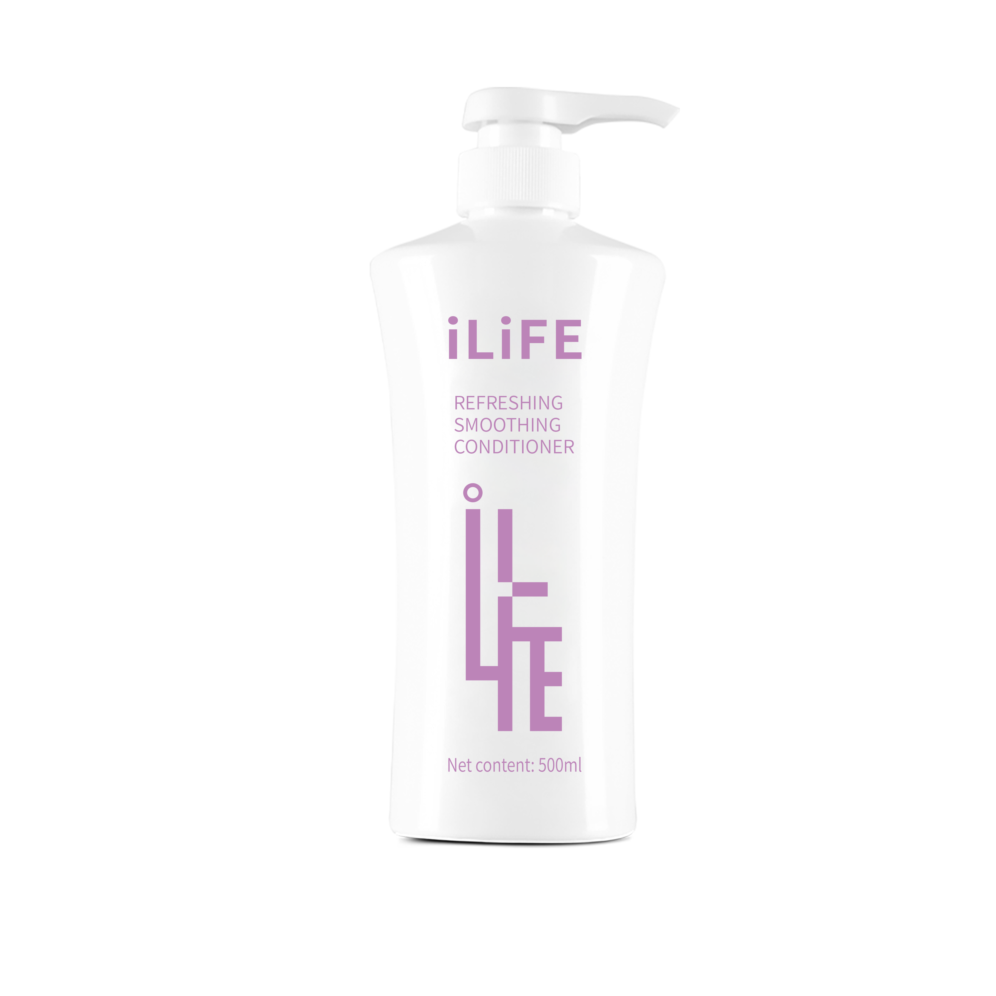 (Кол-во в коробке 20 шт ) iLiFE Очищающий и разглаживающий кондиционер, 500 мл