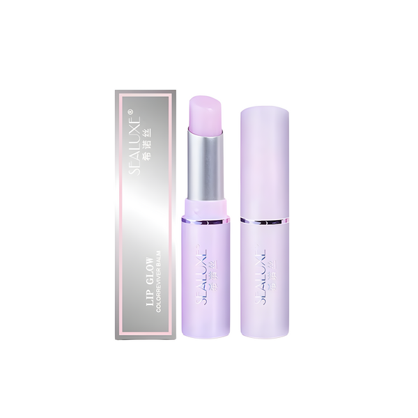 (Кол-во в коробке 144 шт) SEALUXE lip glow - 2,8 г Оттеночный бальзам - помада  для губ, (бледно-розовый).