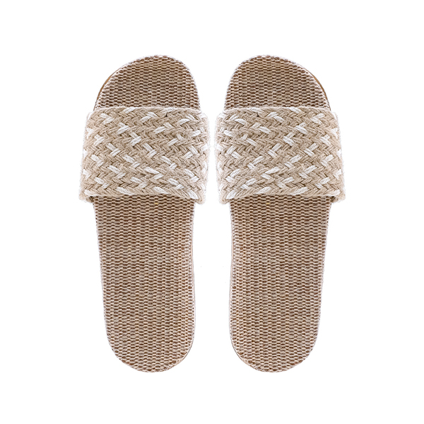 (Кол-во в коробке 100 шт) Kardli slippers（man) - Мужские тапочки летние (41-42; *280мм*), (Подошва-Резина / Верх-Текстильные материал),