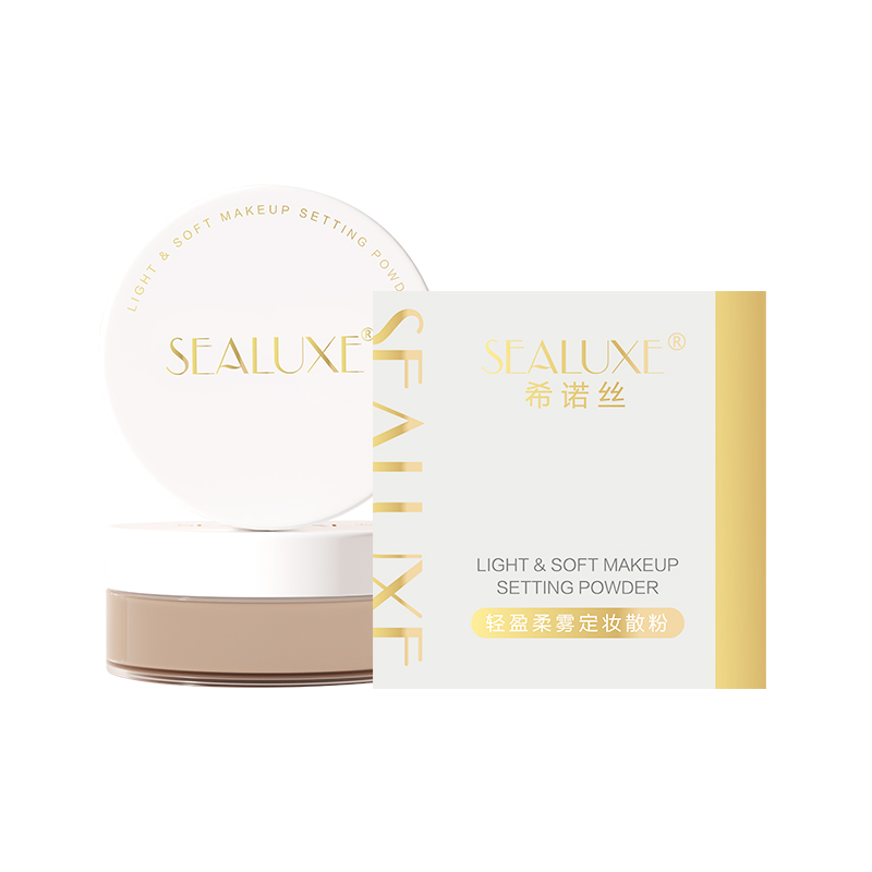 (Кол-во в коробке 48 шт) SEALUXE Легкая и мягкая пудра для фиксации спрея/8,5 г