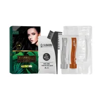 (Коробка 24 шт) SUREFIRE Крем-краска для волос с эффектом сияния №4 (естественный черный)