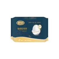 (Кол-во в коробке 80 шт) iLiFE Shumin Ночные гигиенические прокладки для чувствительной кожи (6 шт. в упаковке)