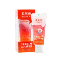 (Кол-во в коробке 24 шт)YIBEILE Детская зубная паста с тройным экстрактом фруктов 80г