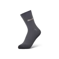 (Кол-во в коробке 100 шт) KARDLI Антибактериальные теплые длинные мужские носки (темно-серые)