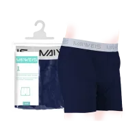 (Кол-во в коробке 60 шт) Мужское нижнее белье Maivis из чистого хлопка, одиночная упаковка, темно-синее XXXL/английская и русская версии