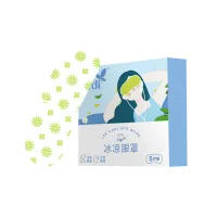 (Кол-во в коробке 48 шт) KARDLI Охлаждающая маска для глаз