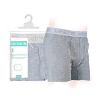 (Кол-во в коробке 60 шт) Maiweis нижнее белье Maivis из чистого хлопка, одиночная упаковка, серое XXXL/английская и русская версия