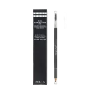 (Кол-во в коробке 144 шт) карандаш для бровей из натурального дерева /черный