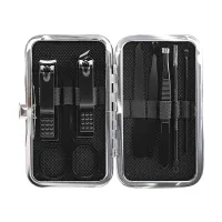 (Кол-во в коробке 160 шт)CARICH Набор щипчиков для ногтей/черный